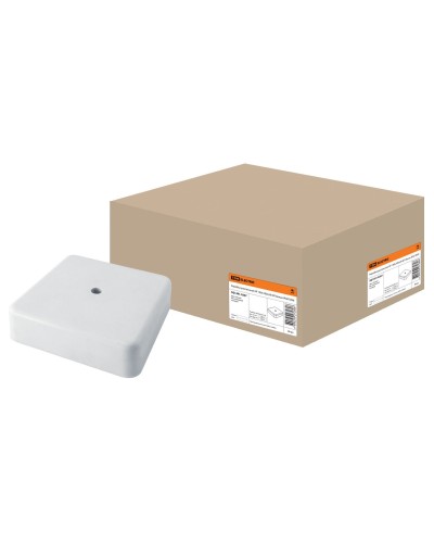 Коробка КР 100х100х29 ОП белая, IP40 (SQ1401-0207). Распаячная коробка. TDM ЕLECTRIC в Костроме