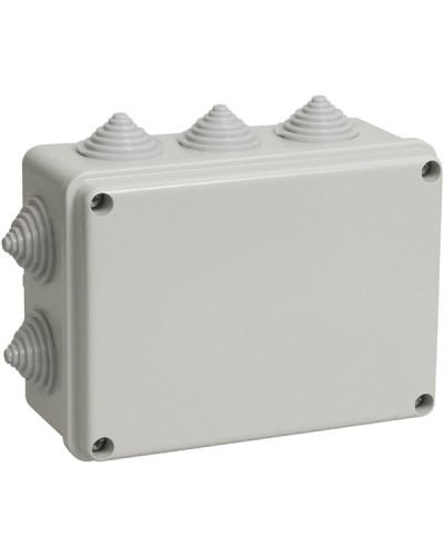 Коробка ОП 150х110х70мм, крышка, IP55, 10 гермовводов (SQ1401-1242). Распаячная коробка. TDM ЕLECTRIC в Костроме