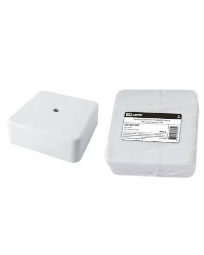 Коробка КР 50х50х20 ОП белая, IP40 (SQ1401-0901). Распаячная коробка. TDM ЕLECTRIC в Костроме