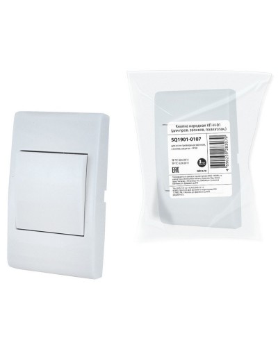 КП-Н-01 (SQ1901-0107). Кнопка для проводных звонков. TDM ЕLECTRIC в Костроме