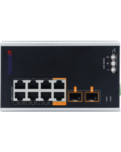 TR-NS15102S-130-8POE. Коммутатор с PoE. Trassir в Костроме