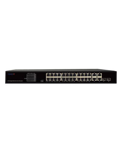 TR-NS14282C-370-24POE. Коммутатор с PoE. Trassir в Костроме