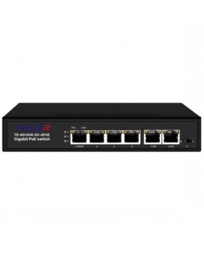 TR-NS1406-65-4POE. Коммутатор с PoE. Trassir в Костроме