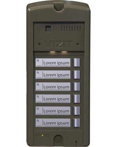 БВД-306-6. Блок вызова домофона. VIZIT в Костроме