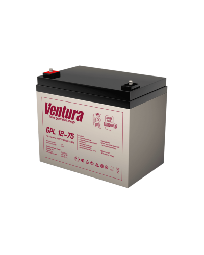 Ventura GPL 12-75. Аккумулятор герметичный свинцово-кислотный. Ventura в Костроме