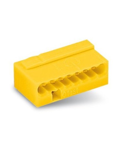WAGO 243-508 Клемма MICRO 8-проводная желтая. Клемма для распределительных коробок. WAGO в Костроме