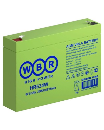 WBR HR634W. Аккумулятор герметичный свинцово-кислотный. WBR в Костроме