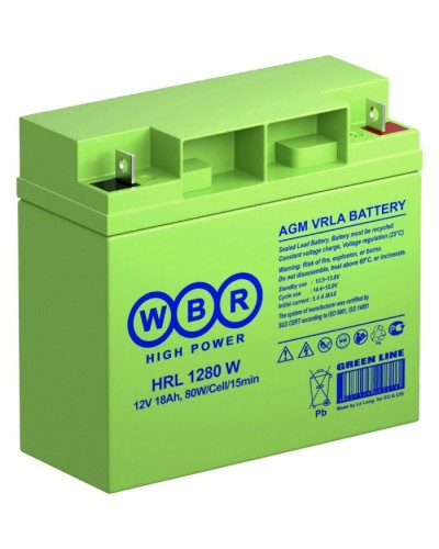 WBR HRL1280W. Аккумулятор герметичный свинцово-кислотный. WBR в Костроме