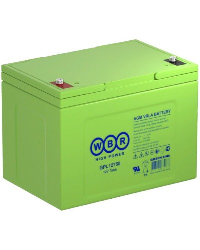 WBR GPL12750. Аккумулятор герметичный свинцово-кислотный. WBR в Костроме