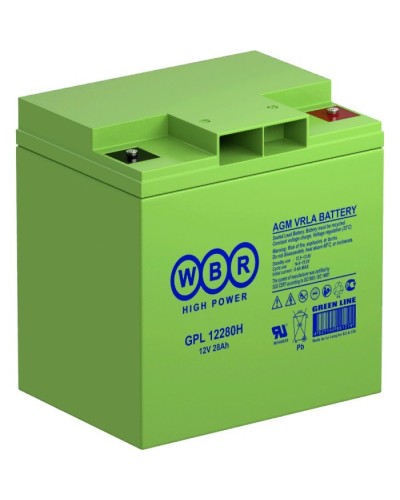 WBR GPL12280H. Аккумулятор герметичный свинцово-кислотный. WBR в Костроме
