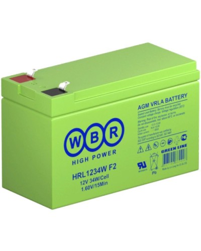 WBR HRL1234W F2. Аккумулятор герметичный свинцово-кислотный. WBR в Костроме