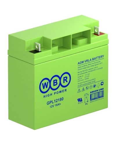 WBR GPL12180. Аккумулятор герметичный свинцово-кислотный. WBR в Костроме