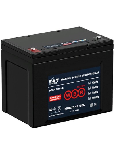 WBR MBG75-12. Аккумулятор герметичный свинцово-кислотный. WBR в Костроме
