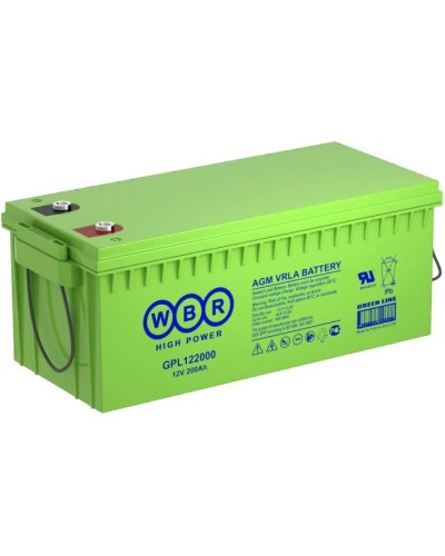 WBR GPL122000. Аккумулятор герметичный свинцово-кислотный. WBR в Костроме