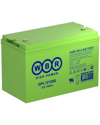 WBR GPL121000A. Аккумулятор герметичный свинцово-кислотный. WBR в Костроме