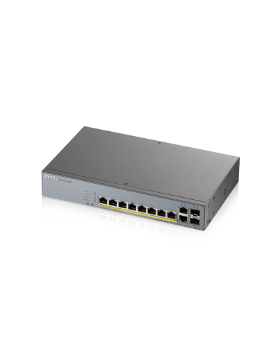 GS1350-12HP-EU0101F. Коммутатор сетевой PoE управляемый L2. ZYXEL в Костроме