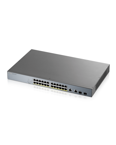 GS1350-26HP-EU0101F. L2 коммутатор PoE+ для IP-видеокамер rack 19. ZYXEL в Костроме