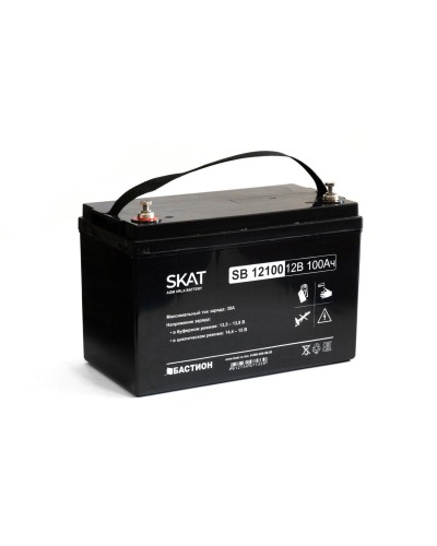 SKAT SB 12100 (2542). Аккумулятор герметичный свинцово-кислотный. Бастион в Костроме