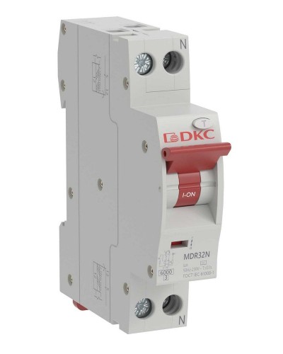 YON max MDR, 1P+N, 10mA, 10A, 6kA, А (MDR32N-1N1C10-A). Компактный автоматический выключатель дифференциального тока. ДКС в Костроме