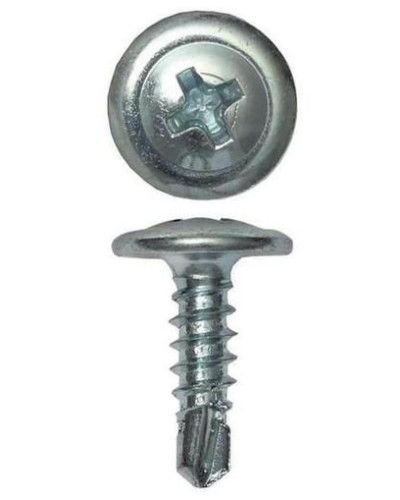 Саморез с пресс-шайбой 4.2х51 со сверлом (100 шт) (CM274051). Саморез с пресс-шайбой. ДКС в Костроме