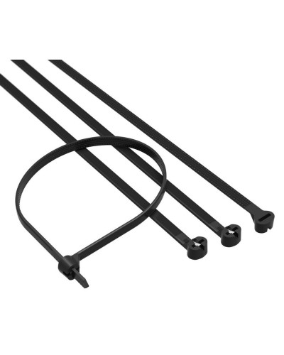 Хомут 4,8x250 P6.6, черный (100шт) (21316SR): Хомут с двойным замком в Костроме
