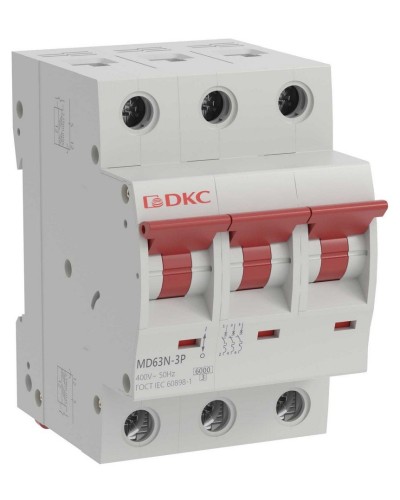 YON max MD63N 3P 32А 6кА C (MD63N-3PC32). Автоматический выключатель. ДКС в Костроме