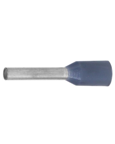 Наконечник-гильза НШВИ 0.75-06, серый (100 шт) (IF0.75-06GR). Наконечник-гильза с изолированным фланцем. ДКС в Костроме