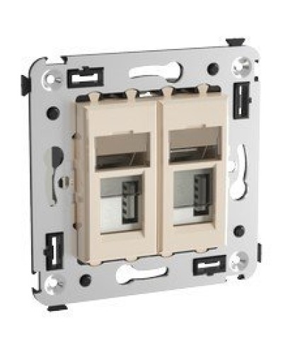 Розетка USB в стену Avanti ванильная дымка (4405543). Розетка USB. ДКС в Костроме
