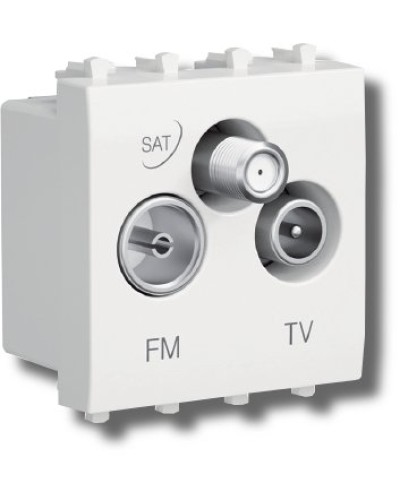 Розетка TV-FM-SAT Avanti 1 модуль ванильная дымка (4405532): Розетка TV-FM-SAT в Костроме