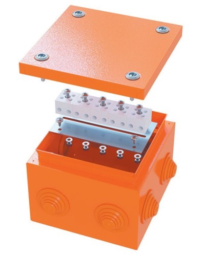 Коробка FS 150х150х80 5P (FSB30510): Коробка ответвительная огнестойкая стальная в Костроме