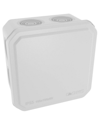 Коробка ответвительная с кабельными вводами IP55, 100х100х50 (53800). Коробка ответвительная. ДКС в Костроме