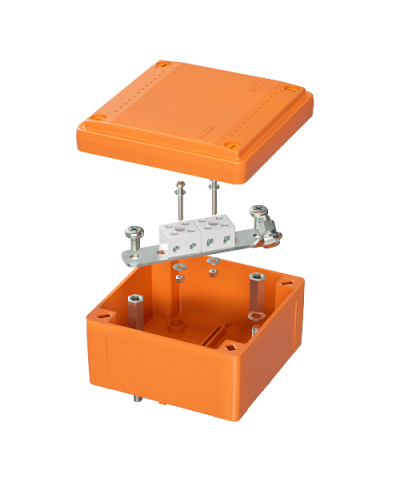 Коробка FS 100х100х50 4P (FSB10404): Коробка ответвительная огнестойкая из термопласта в Костроме