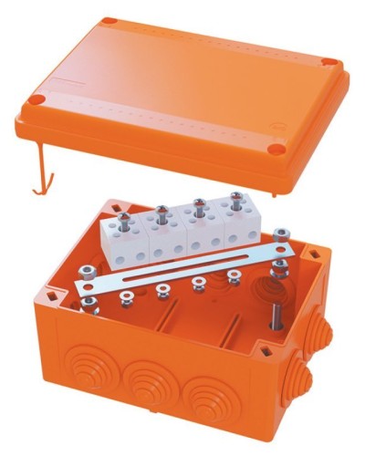 Коробка FS 100х100х50 5P (FSB10506): Коробка ответвительная огнестойкая из термопласта в Костроме