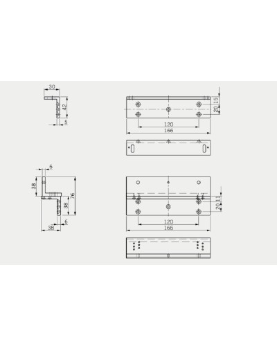 L+Z кронштейн для EMC 1200 ALH. L+Z кронштейн для EMC 1200 ALH. dormakaba в Костроме