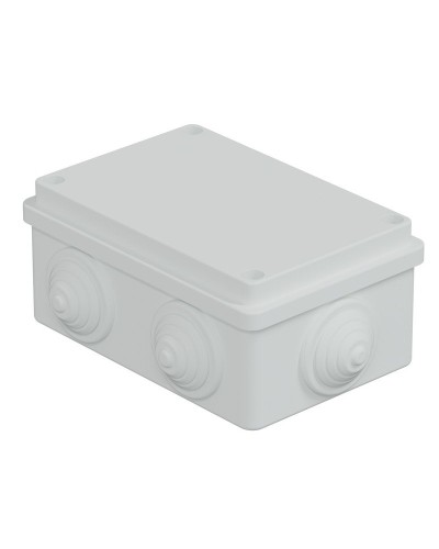 Коробка JBS120 120х80х50, 6 вых., IP55, белая (44008W-1). Коробка монтажная. Экопласт в Костроме