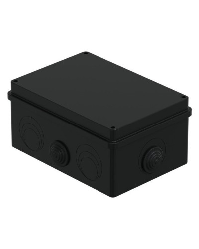 Коробка JBS210 210х150х100, 8 вых., IP55, черная (44016BL-1). Коробка монтажная. Экопласт в Костроме