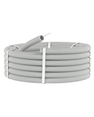 Труба HFFR тяжелая D40, серая (21140HF-GR): Труба гофрированная, с зондом, не распространяющая горение, без галогена в Костроме