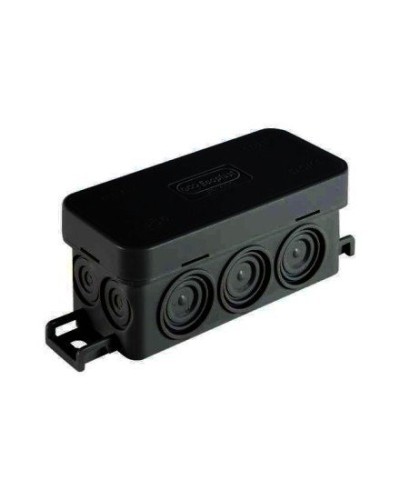 Коробка JBL090 90х42х40, 10 вых., IP55, черная (44055BL-1). Коробка монтажная. Экопласт в Костроме