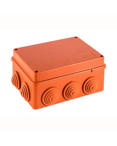 Коробка JBS150 150х110х70, 10 вых., 10P (0,15...2,5мм²) (43089HF). Коробка монтажная, огнестойкая, без галогена. Экопласт в Костроме