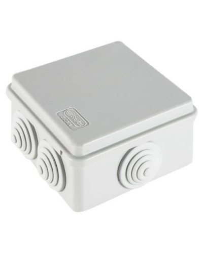 Коробка JBS101 100х100х55, 6 вых., IP55, серая (44037). Коробка монтажная. Экопласт в Костроме