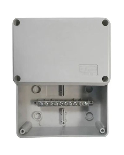 Коробка (КУП) JBS080 85х85х40, 6 вых, IP44 (44006KP): Коробка уравнивания потенциалов (КУП), 6х9мм, 8 зажимов в Костроме