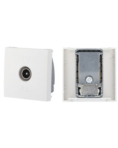 Розетка TV оконечная, белый LK45 (852104). Розетка TV. Экопласт в Костроме