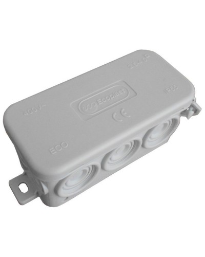 Коробка JBL090 90х42х40, 10 вых., IP55, белая (44055W-1). Коробка монтажная. Экопласт в Костроме