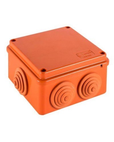 Коробка JBS100 100х100х55, 6 вых., 5P (1,5-10мм²) (43357HF): Коробка монтажная, огнестойкая, без галогена в Костроме
