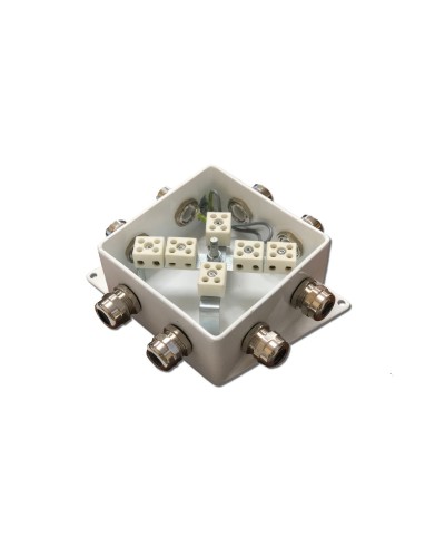 КМ-О (12к*6,0)-IP66-120х120, пять вводов: Коробка монтажная огнестойкая в Костроме