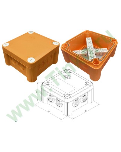 КМ-О-1212(П)(18к)-IP55: Коробка монтажная огнестойкая в Костроме
