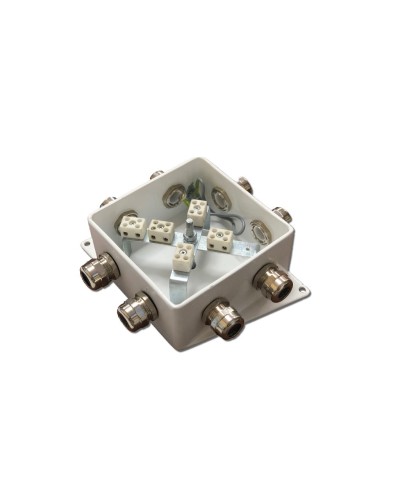 КМ-О (10к)-IP66-120х120, четыре ввода: Коробка монтажная огнестойкая в Костроме