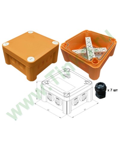 КМ-О-1212(П)(18к)-IP66(П6-12): Коробка монтажная огнестойкая в Костроме