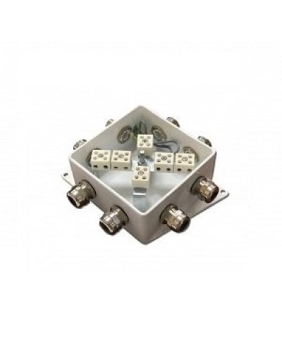 КМ-О (12к*10,0)-IP66-120х120, семь вводов: Коробка монтажная огнестойкая в Костроме