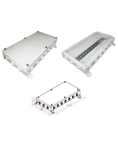 КМ IP55-2040. Коробка монтажная электротехническая. Гефест в Костроме